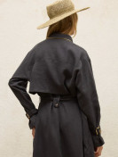 Manuka Linnen trenchcoatjurk
