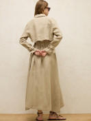 Manuka Linnen trenchcoatjurk