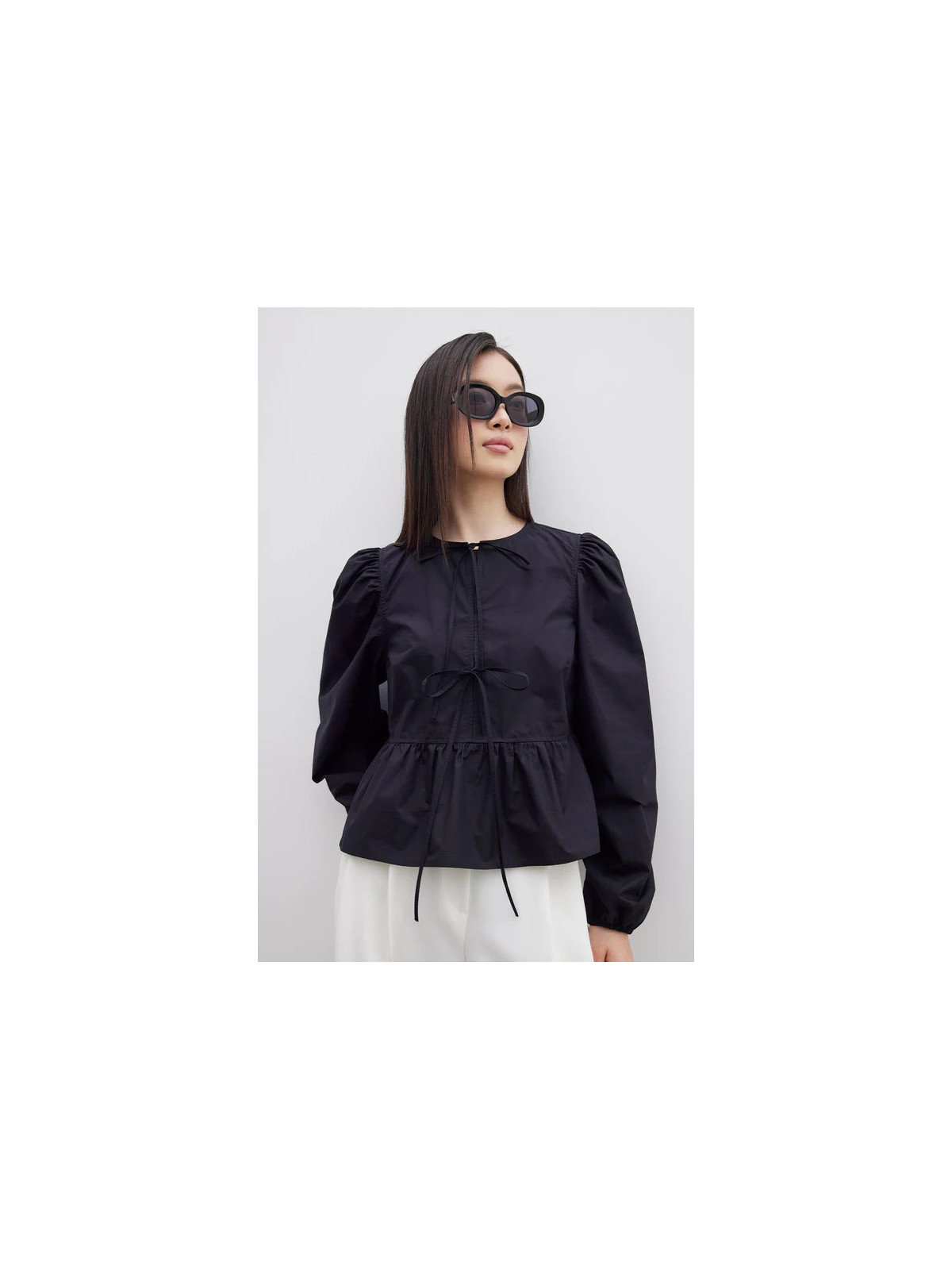 Manuka Premium blouse met strikjes