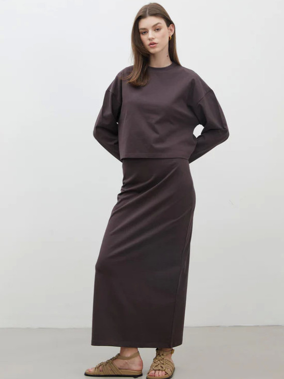 Manuka Cotton Pencil Skirt