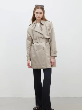 Manuka Chelsea Double-Breasted Trench Coat