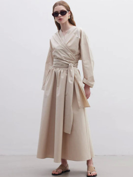 Manuka Premium shirt in kimonostijl