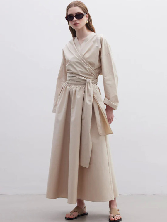 Manuka Premium shirt in kimonostijl
