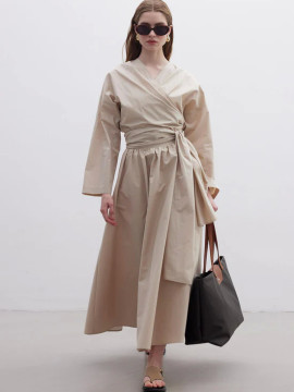 Manuka Premium shirt in kimonostijl