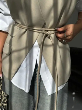 Manuka tie cord belt