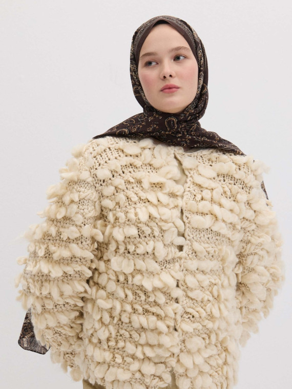 Irene Patroon Hijab roodbruin