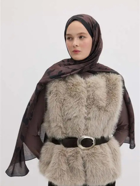 Fresh Scarfs verse sjaals donker bos kersenbruin