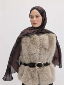 Fresh Scarfs verse sjaals donker bos kersenbruin