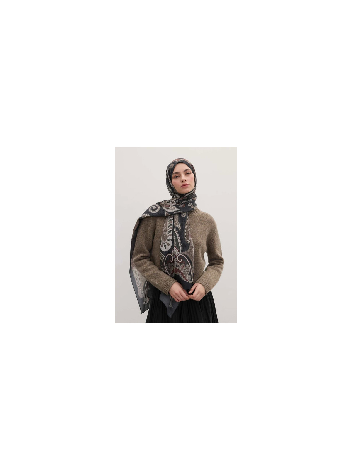 Fresh Scarfs Verse Evrın Sjaal Patroon Zwart