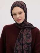 Freda Patterned Hijab Plum