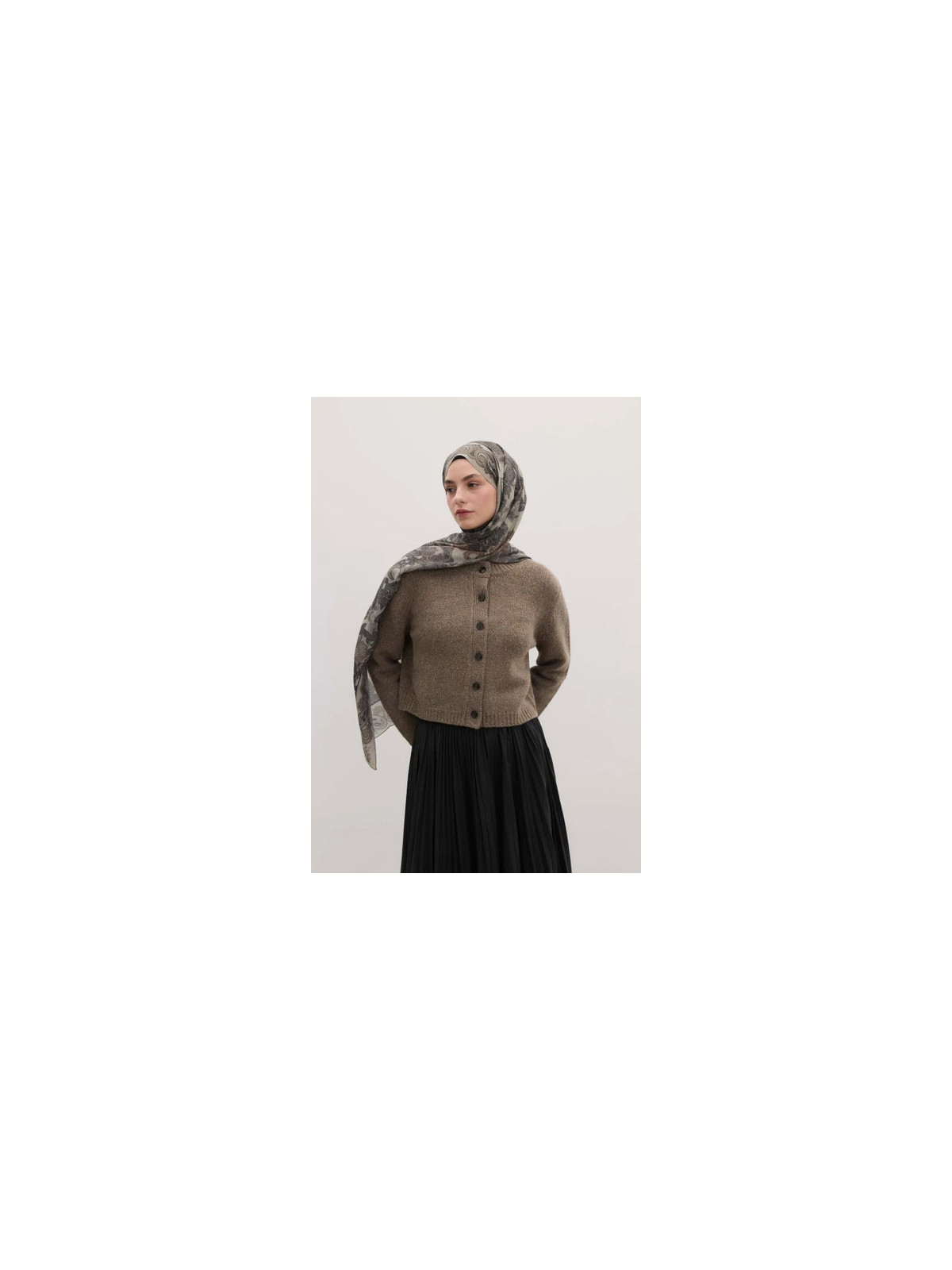 Eva Desen Sjaal Hazelgroen
