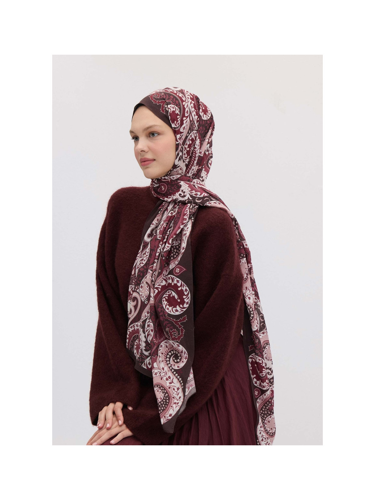 ASENATH DESEN SJAAL FUCHSIA