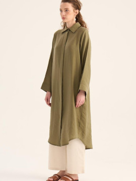 Minikterzi Tunic met gebogen zoom