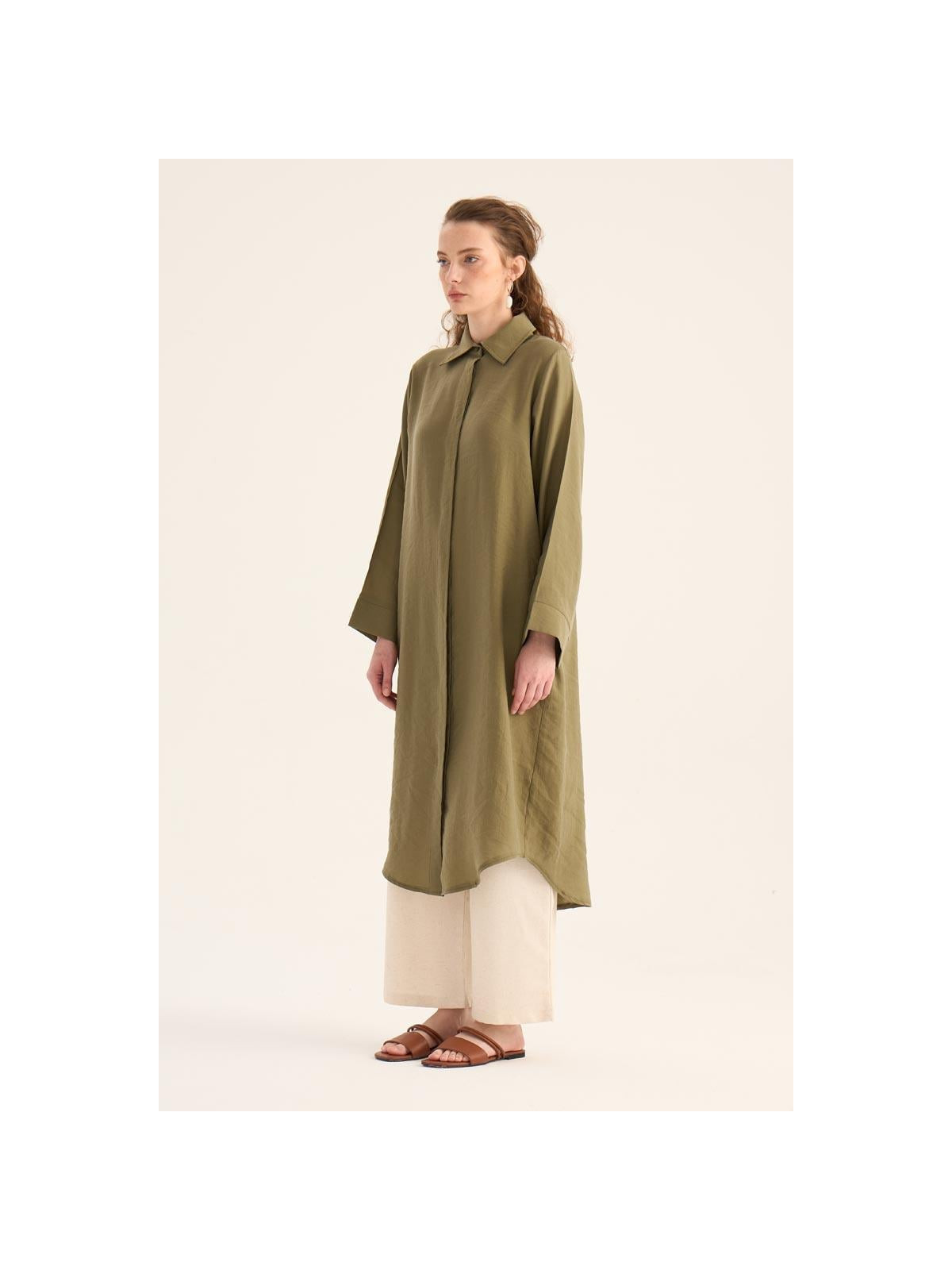Minikterzi Tunic met gebogen zoom