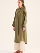 Minikterzi Tunic met gebogen zoom