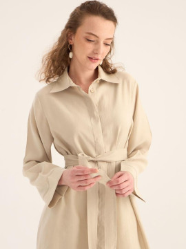 Minikterzi Tunic met gebogen zoom