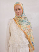 Pure Flora Patroon Rami Hijab Daglicht
