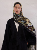 Jasmine Joy Patroon Rami Hijab Zwart