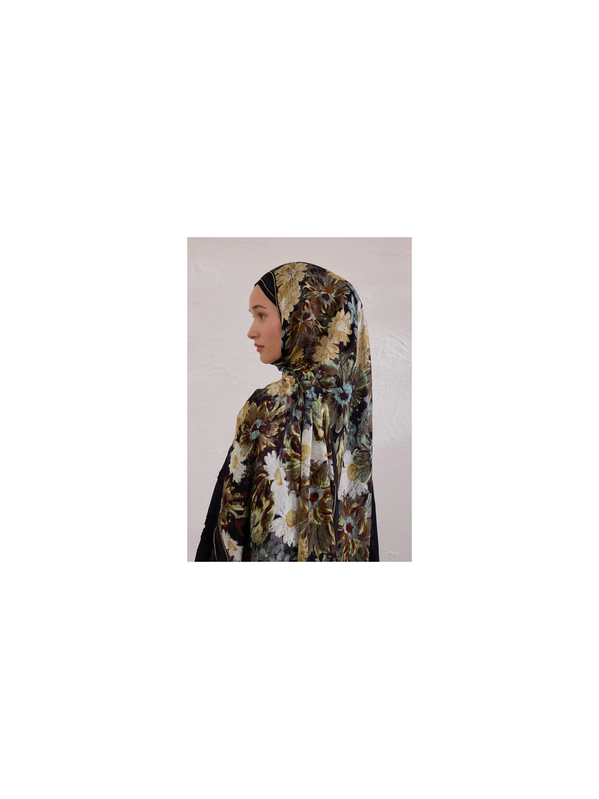 Jasmine Joy Patroon Rami Hijab Zwart