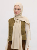Bamboe Jersey Hijab Beige