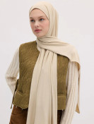Bamboe Jersey Hijab Beige