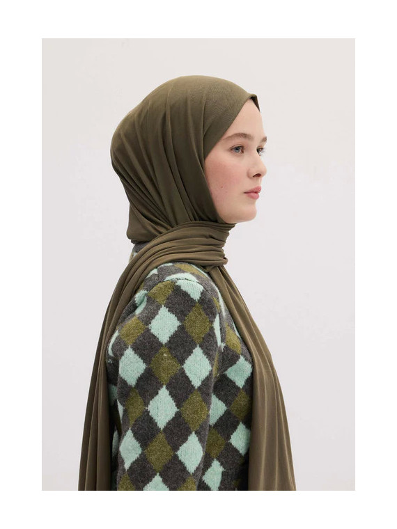 Bamboe Jersey Hijab Ash