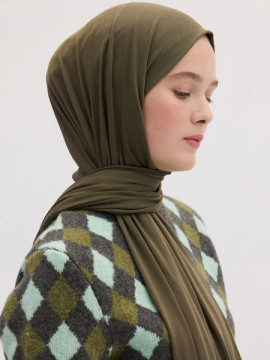 Bamboe Jersey Hijab Ash