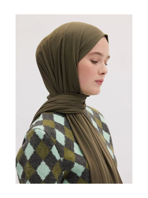 Bamboe Jersey Hijab Ash