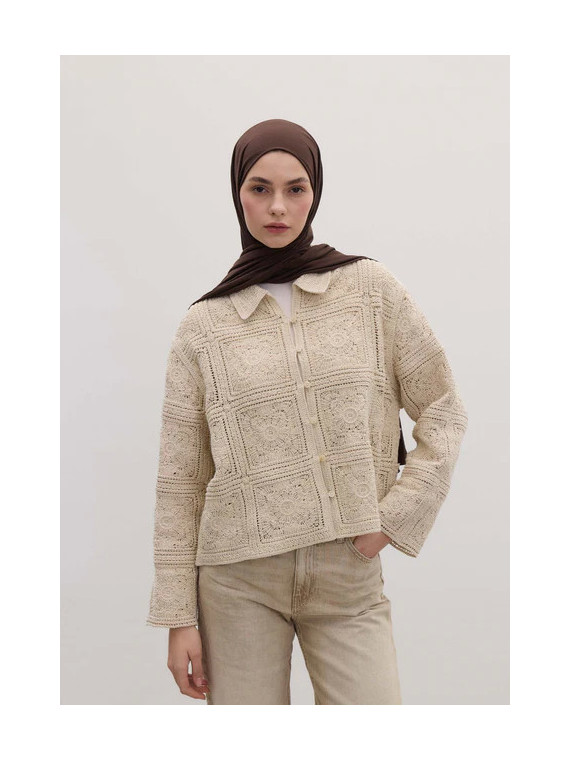 Bamboe Jersey Hijab Diepbruin