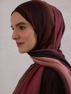 Kleurborstelpatroon Rami Hijab Dusty Rose