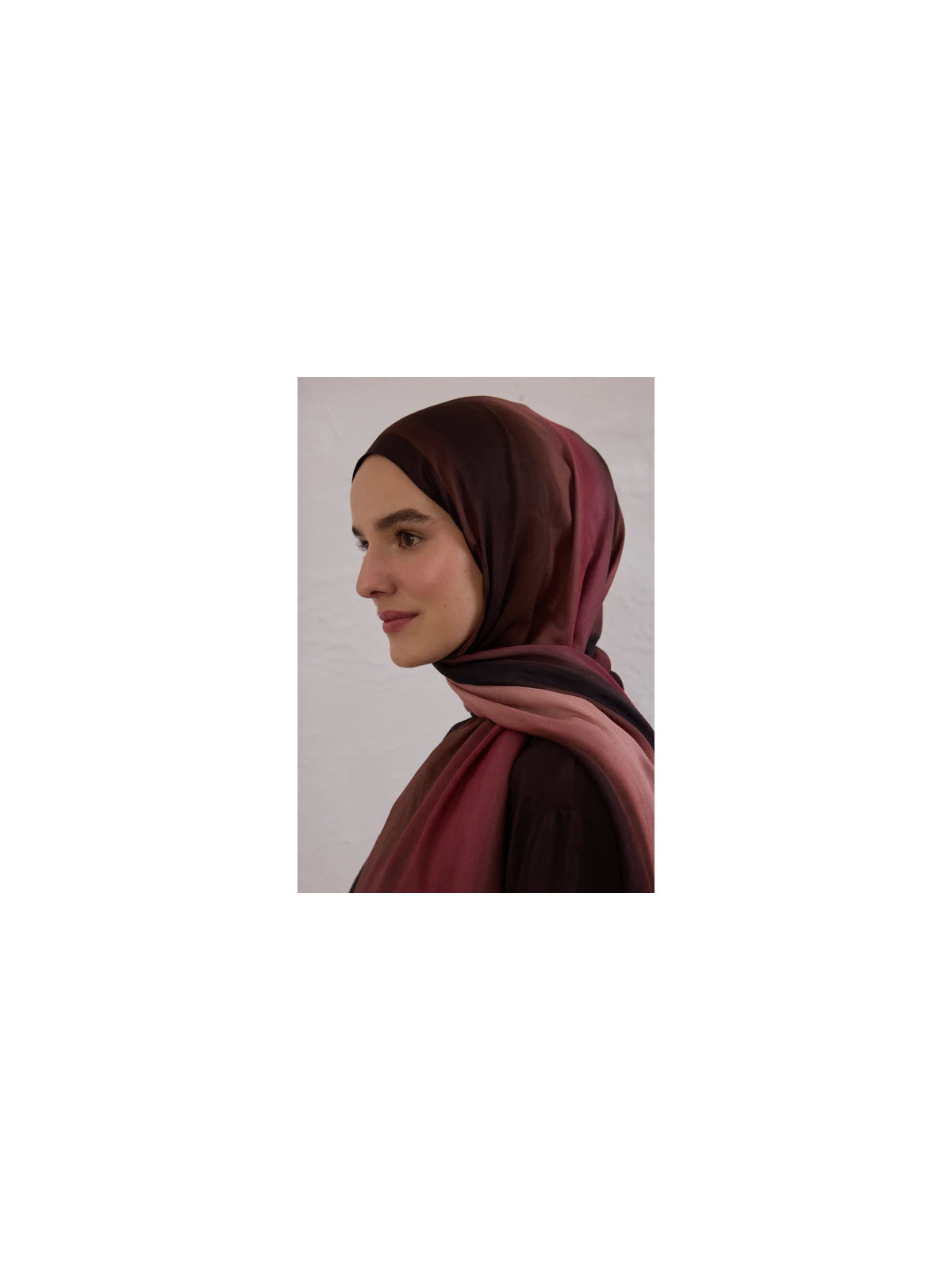 Kleurborstelpatroon Rami Hijab Dusty Rose