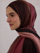 Kleurborstelpatroon Rami Hijab Dusty Rose