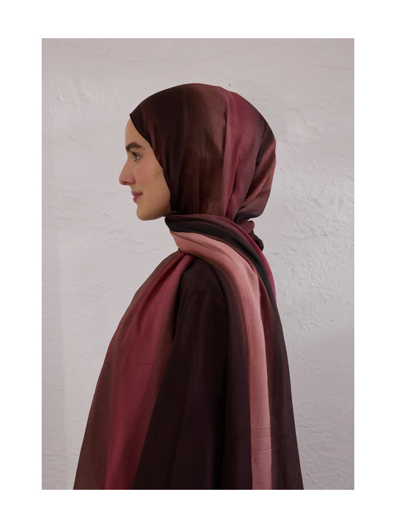 Kleurborstelpatroon Rami Hijab Dusty Rose
