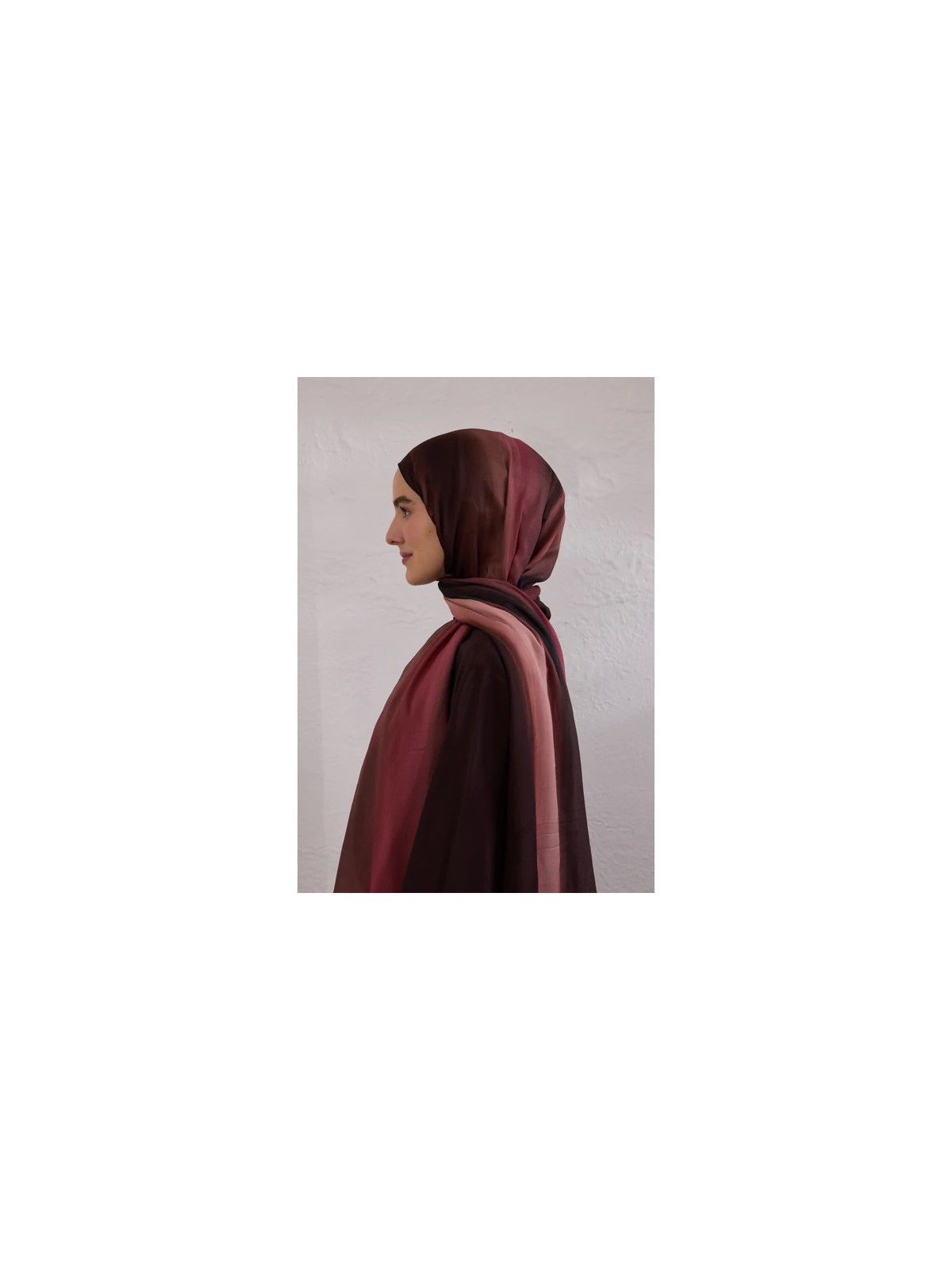 Kleurborstelpatroon Rami Hijab Dusty Rose