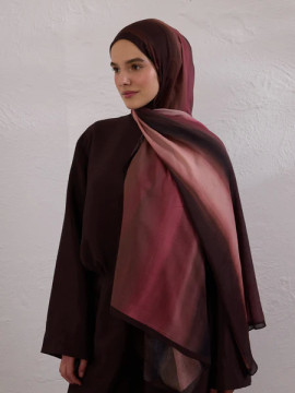 Kleurborstelpatroon Rami Hijab Dusty Rose