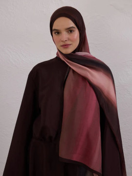Kleurborstelpatroon Rami Hijab Dusty Rose