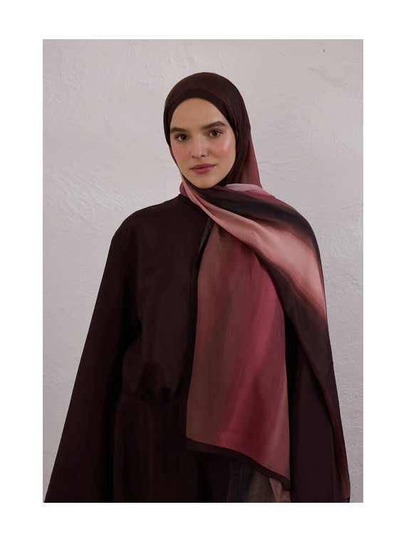 Kleurborstelpatroon Rami Hijab Dusty Rose