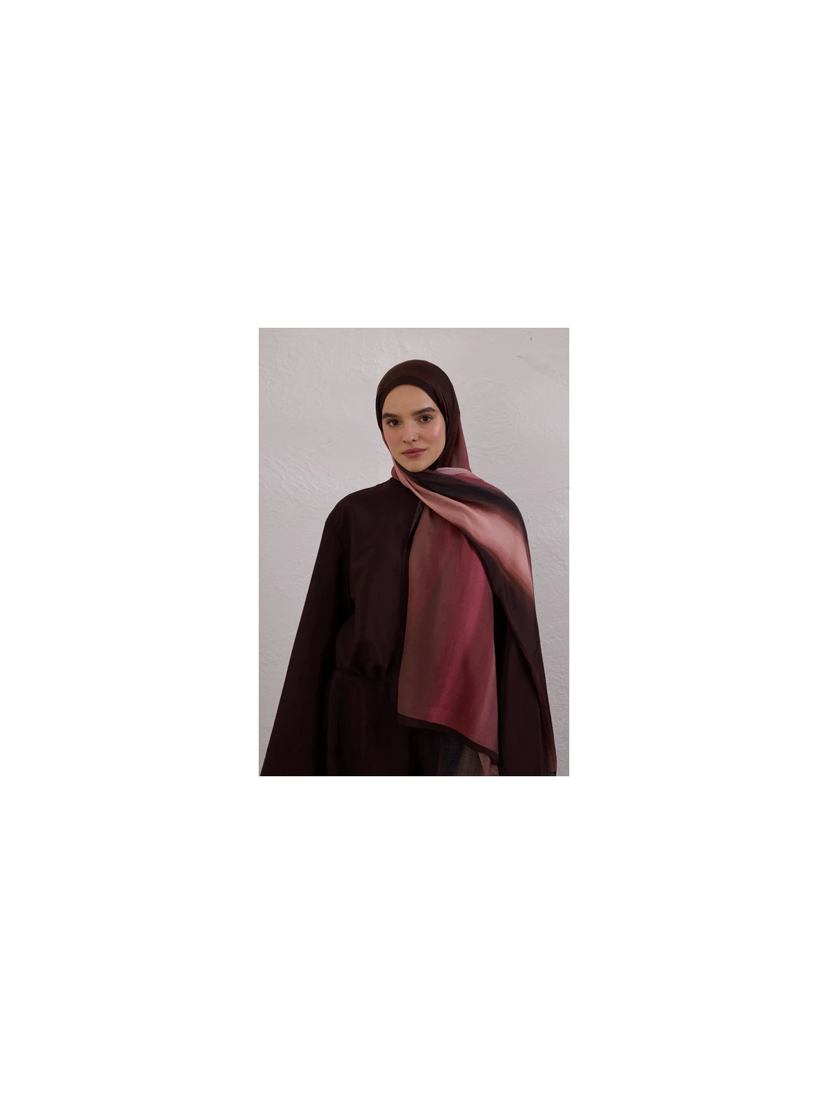 Kleurborstelpatroon Rami Hijab Dusty Rose