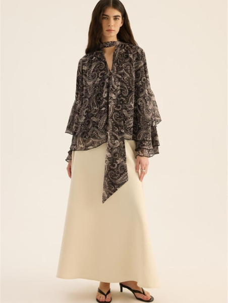 Minikterzi Sjaal Chiffon Blouse