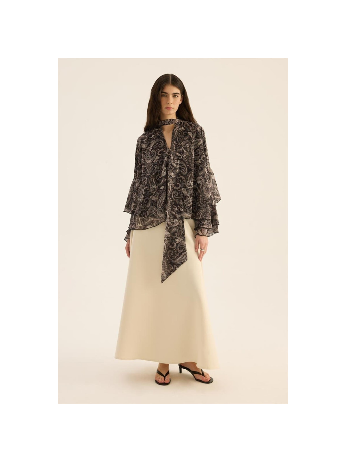 Minikterzi Sjaal Chiffon Blouse