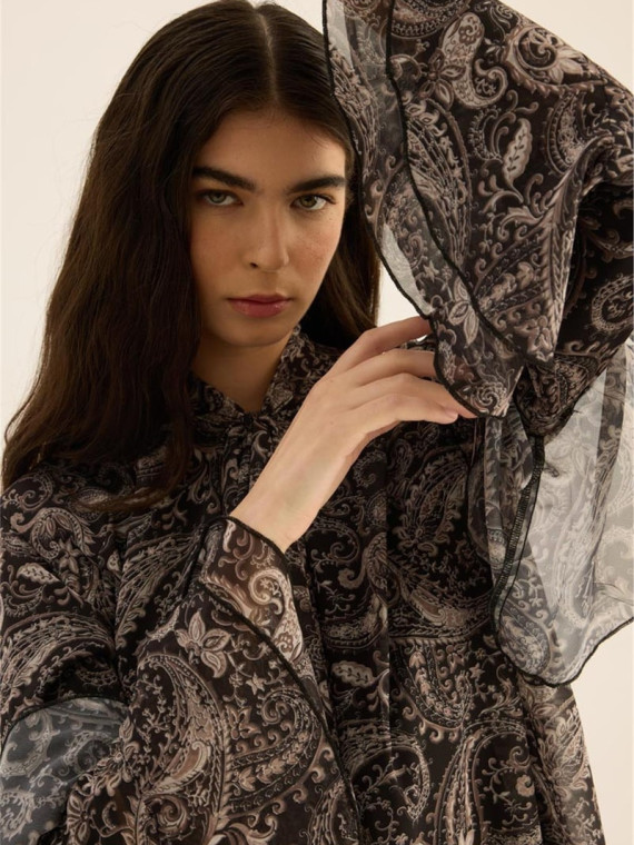 Minikterzi Sjaal Chiffon Blouse