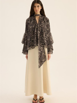 Minikterzi Sjaal Chiffon Blouse