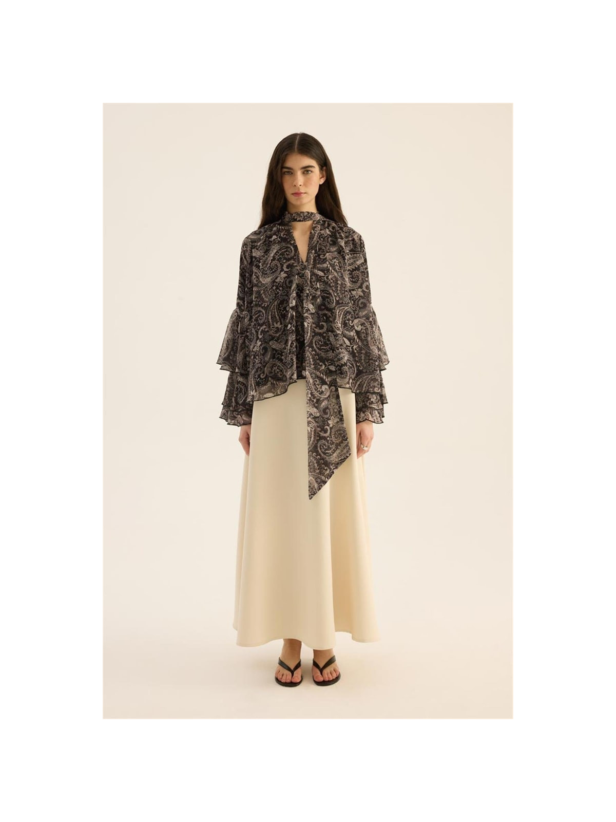 Minikterzi Sjaal Chiffon Blouse