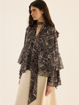Minikterzi Sjaal Chiffon Blouse