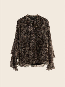 Minikterzi Sjaal Chiffon Blouse