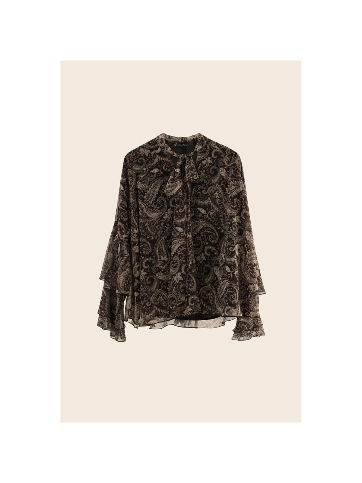 Minikterzi Sjaal Chiffon Blouse