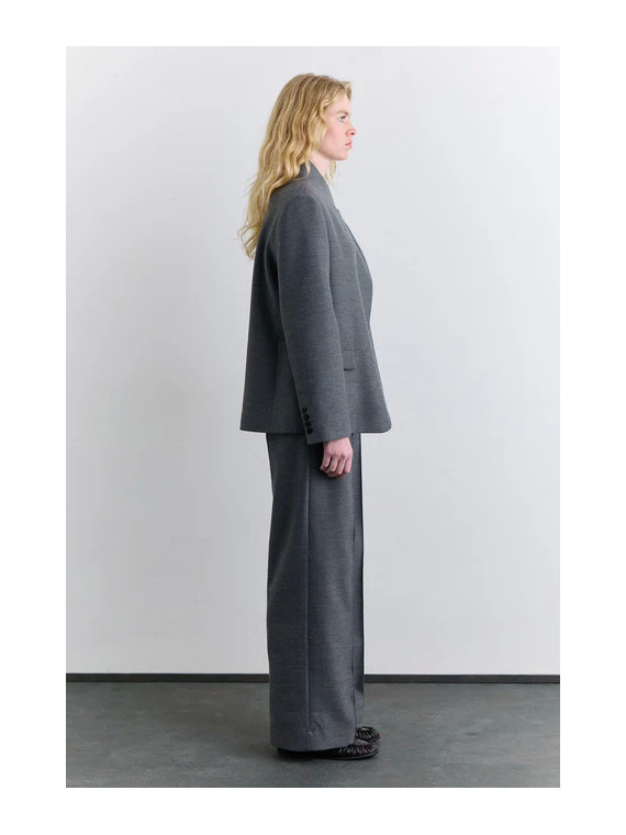Manuka blazer met hoge kraag