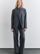 Manuka blazer met hoge kraag