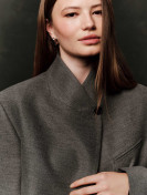 Manuka  High Neck Blazer Jacket