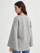 Vesna design gebreid vest met kanten details
